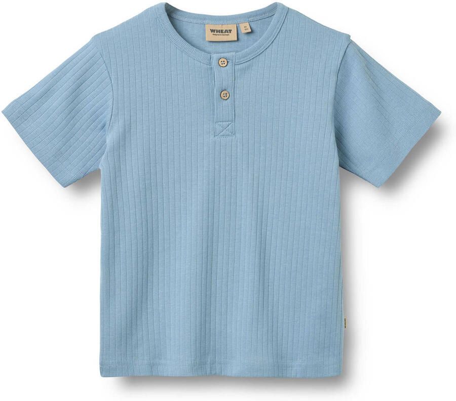 Wheat T-shirt blauw