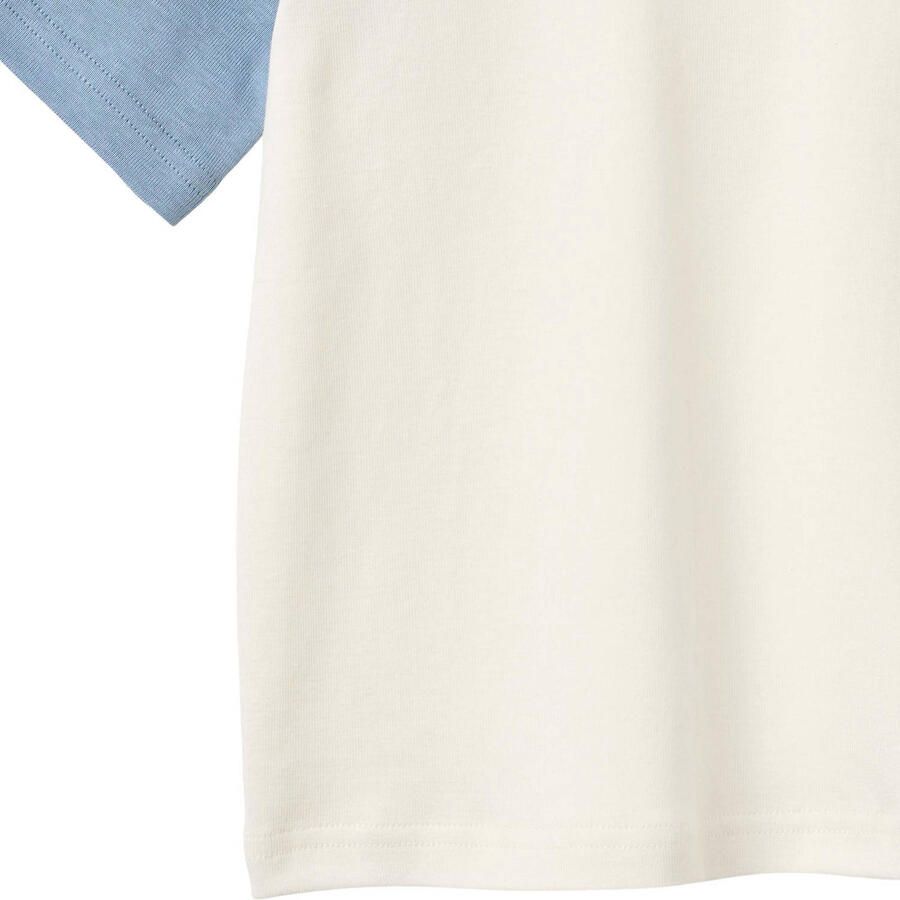 Wheat T-shirt ecru lichtgroen lichtblauw - Foto 2