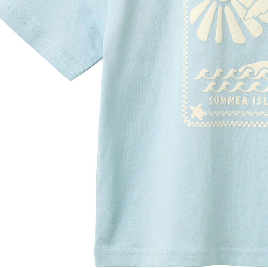 Wheat T-shirt lichtblauw - Foto 2