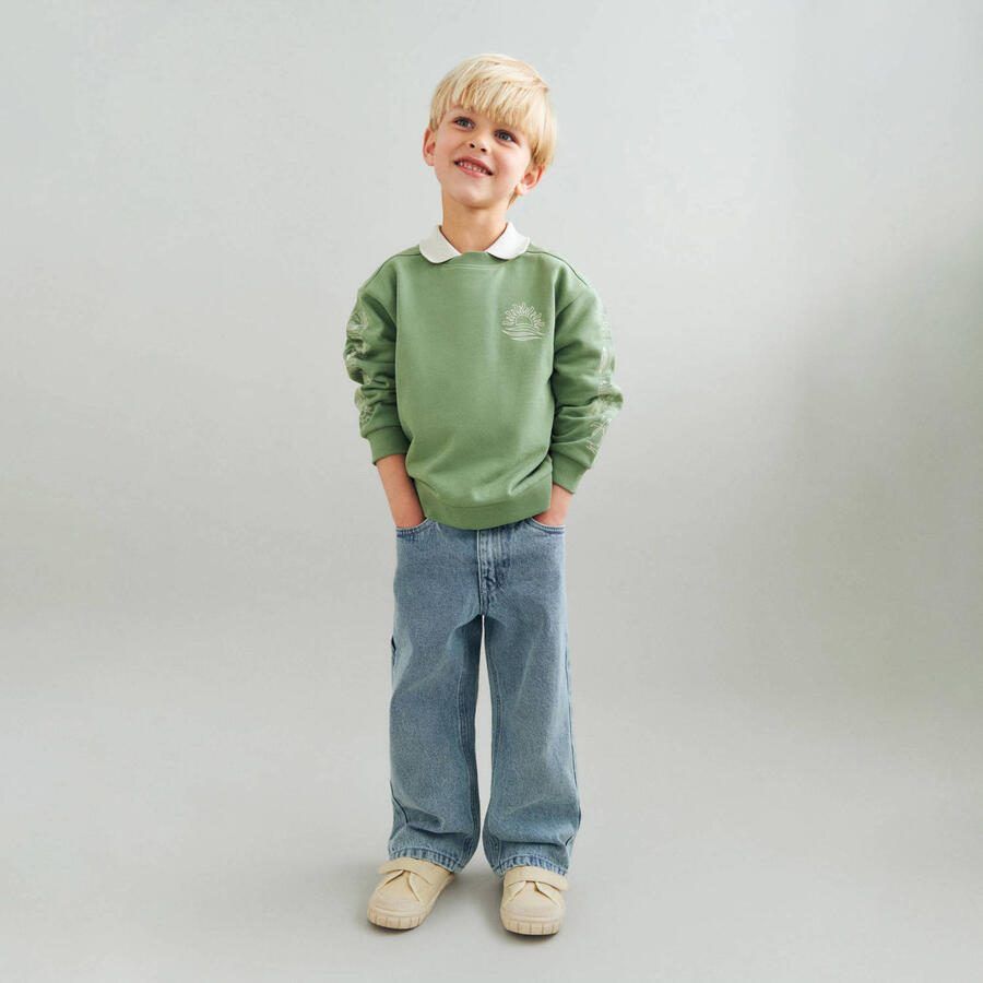 Wheat wide leg jeans blauw