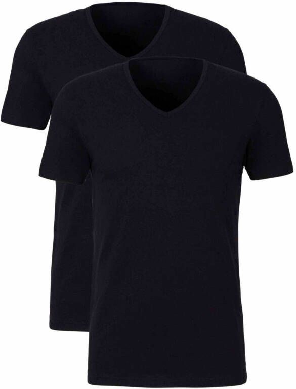 Whkmp's own ondershirt (set van 2) zwart