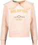 Wildfish sweater Kiek met tekst en ruches lichtroze Tekst 140 - Thumbnail 1