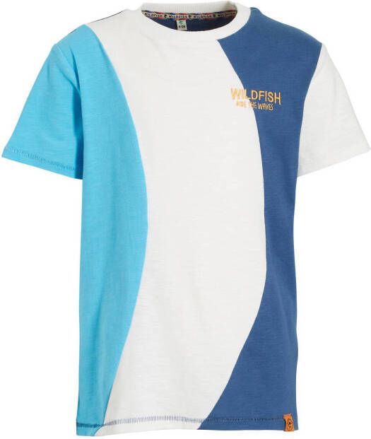 Wildfish T-shirt Mareno van biologisch katoen multi Meerkleurig 128