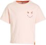 Wildfish T-shirt Meg van biologisch katoen roze Printopdruk 116 - Thumbnail 1