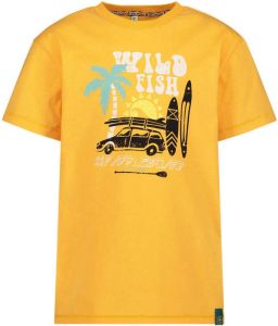 Wildfish T-shirt van biologisch katoen geel