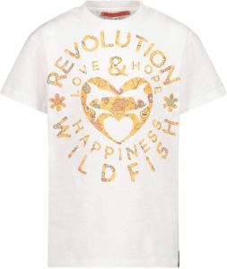 Wildfish T-shirt van biologisch katoen wit