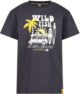 Wildfish T-shirt van biologisch katoen zwart