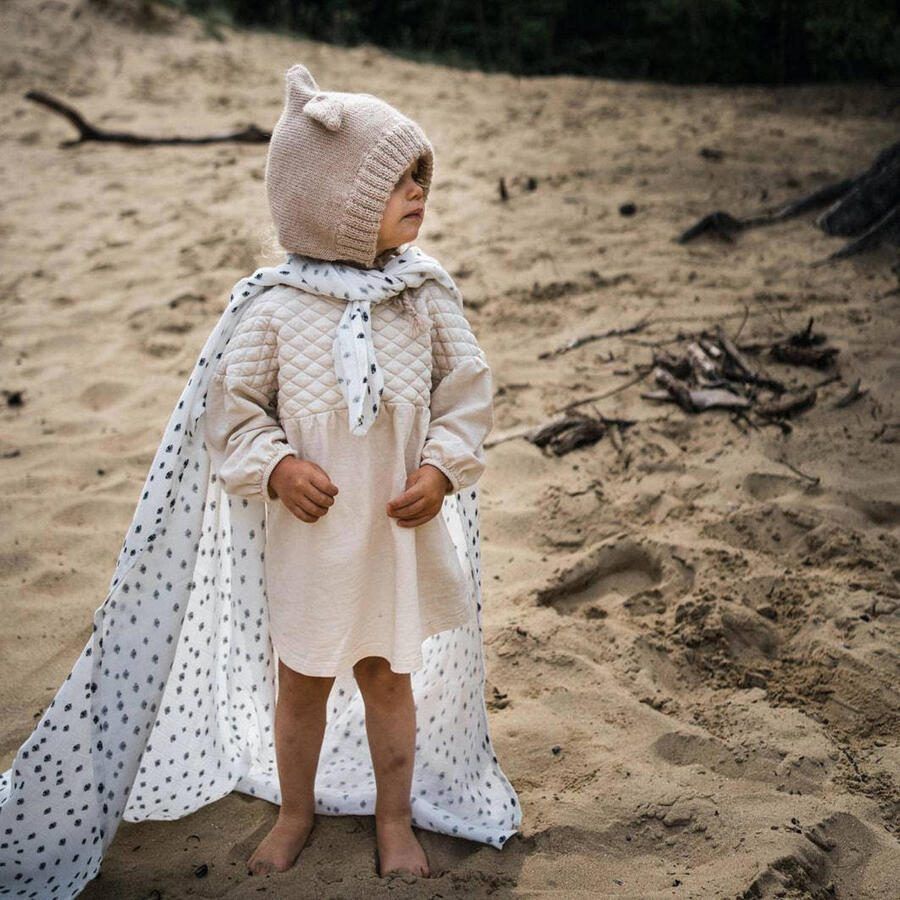 WildWood swaddle 120x120 cm Old Soul Hydrofiele luiers Ecru All over print - Foto 2