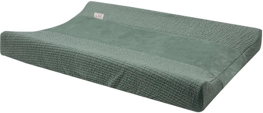 Witlof for kids aankleedkussenhoes Forest Green waves