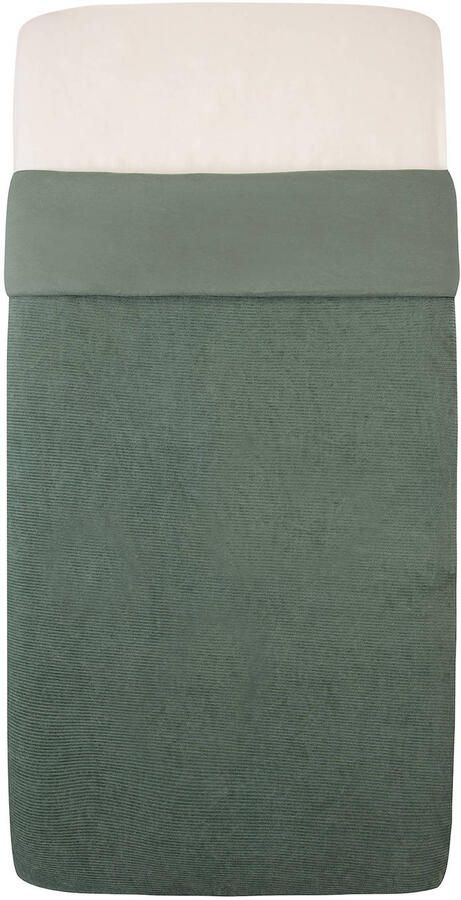 Witlof for kids Tuck-Inn all season ledikantdeken Forest Green velvet rib