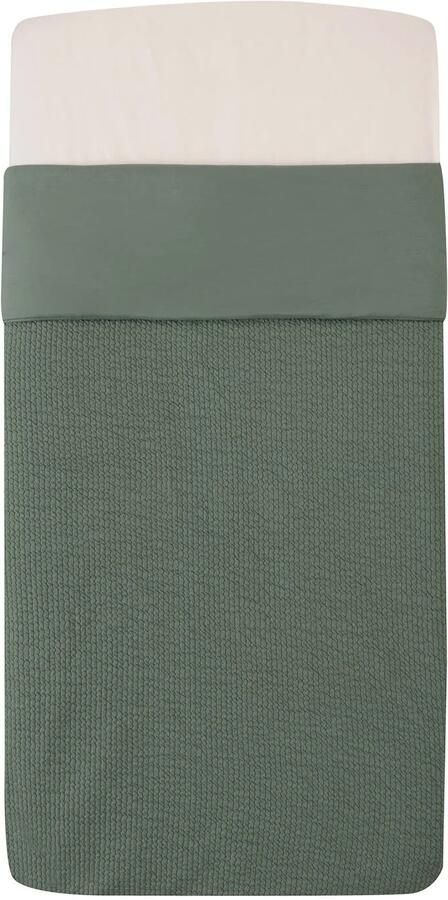 Witlof for kids Tuck-Inn all season ledikantdeken Forest Green waves