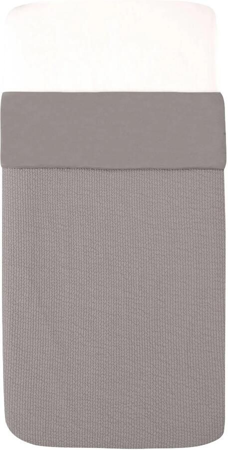 Witlof for kids Tuck-Inn ledikantdeken Warm Grey Waves