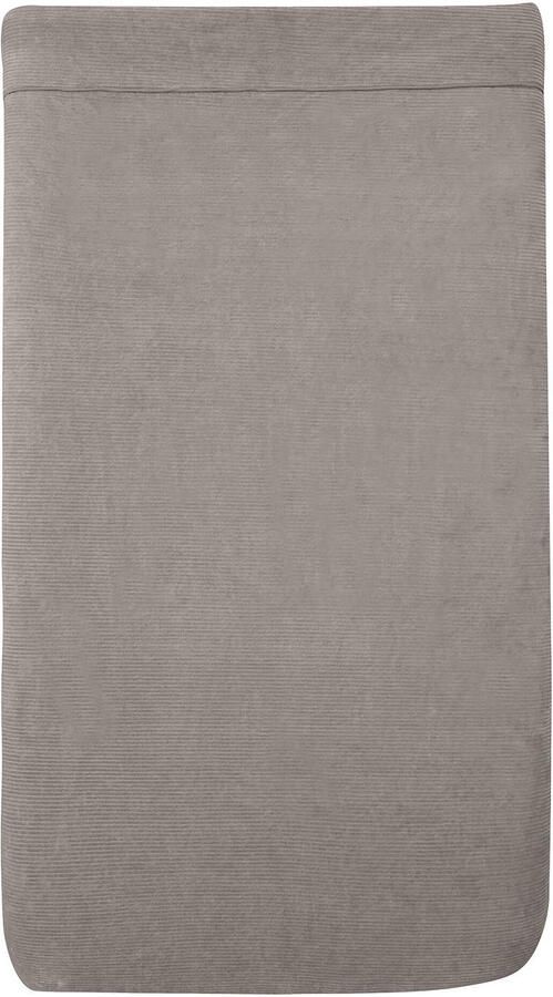 Witlof for kids Tuck-Inn ledikantdekent Warm Grey velvet Rib - Foto 3
