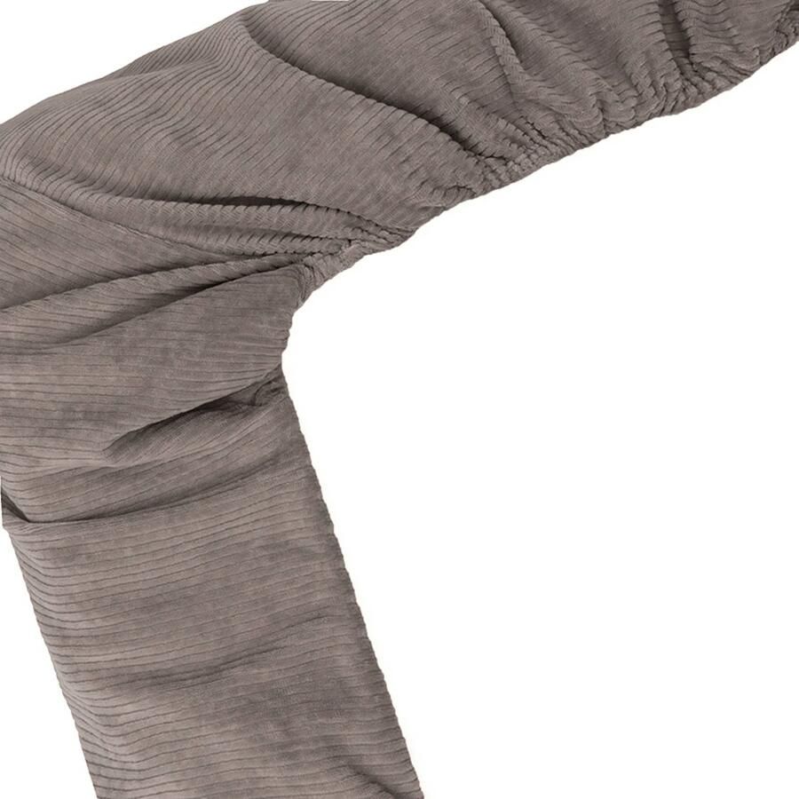 Witlof for kids Tuck-Inn ledikantdekent Warm Grey velvet Rib - Foto 2