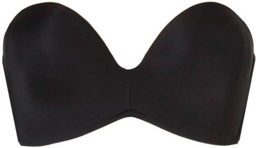 Wonderbra voorgevormde strapless push-up bh Ultimate Strapless Bra zwart