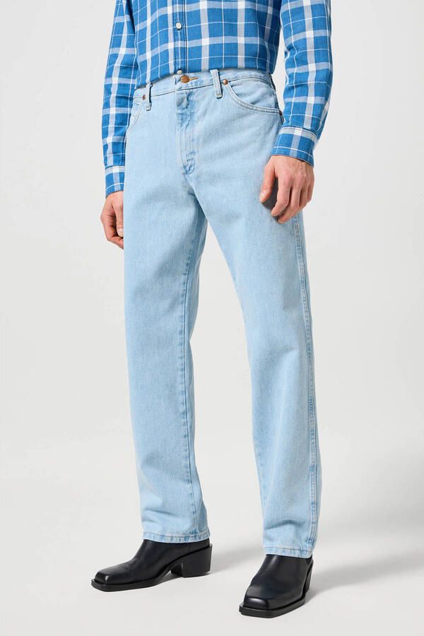Wrangler 13MWZ straight leg jeans bleach