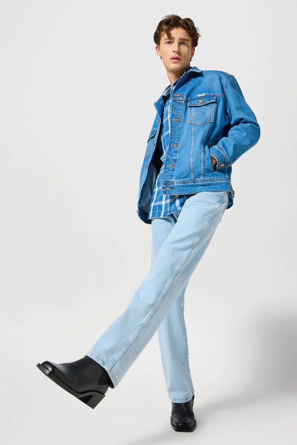 Wrangler 13MWZ straight leg jeans bleach - Foto 2