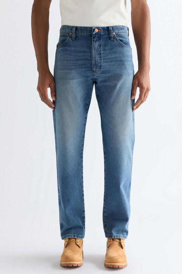 Wrangler 13MWZ straight leg jeans mediumblauw - Foto 2