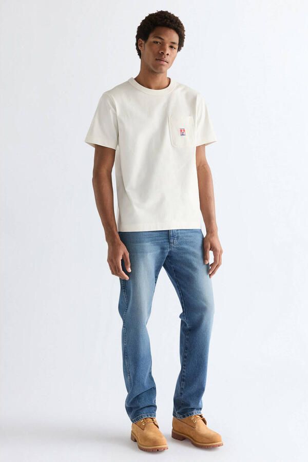 Wrangler 13MWZ straight leg jeans mediumblauw - Foto 3