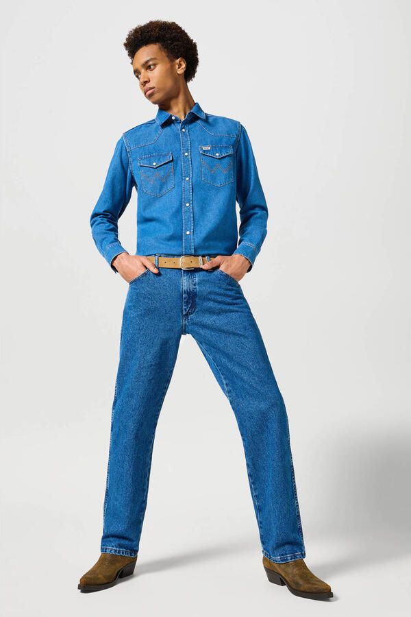 Wrangler Skinny Jeans 112358496 ORIGINAL REG BOOTCUT-13MWZ STONEWASHED