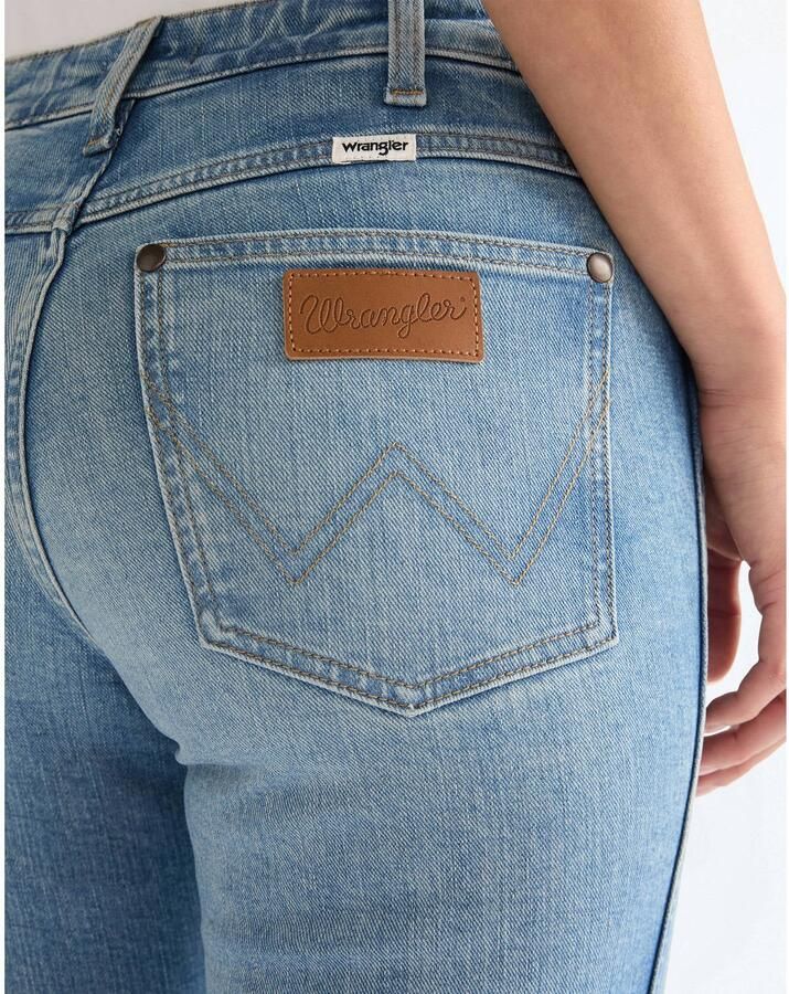Wrangler flared jeans lichtblauw - Foto 2