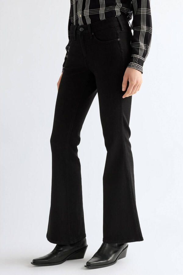 Wrangler flared jeans zwart