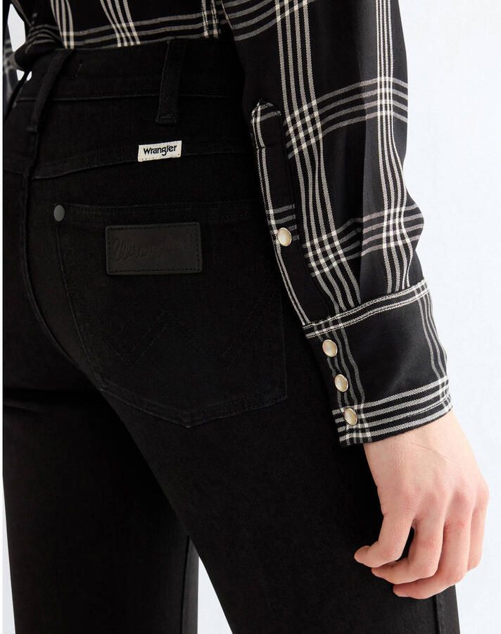 Wrangler flared jeans zwart - Foto 2