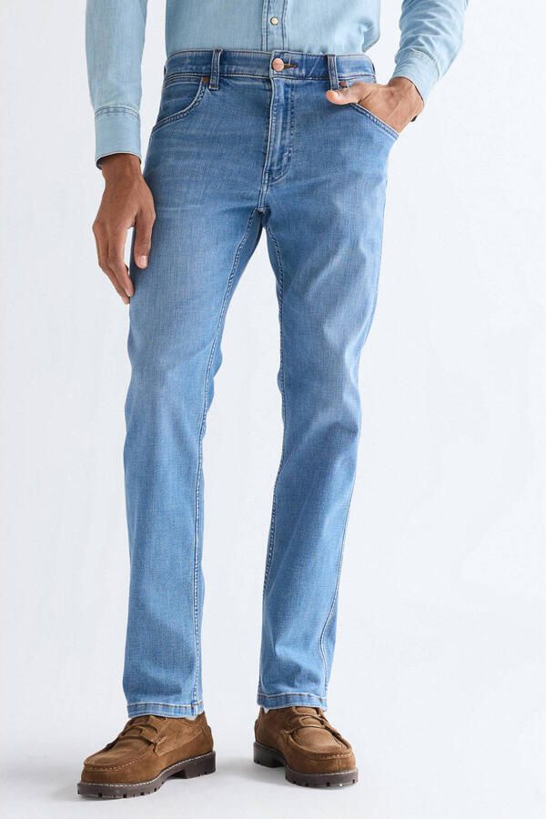 Wrangler Greensboro straight leg jeans tobacco ice