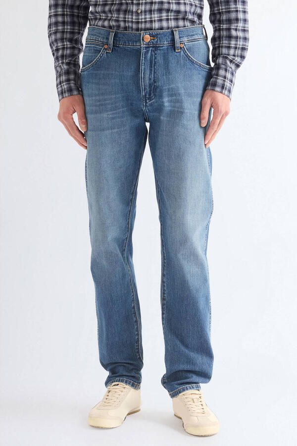 Wrangler Redford tapered jeans mediumblauw
