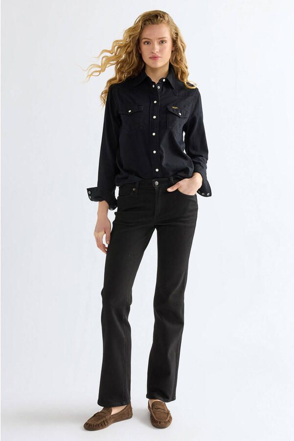 Wrangler straight leg jeans zwart - Foto 2