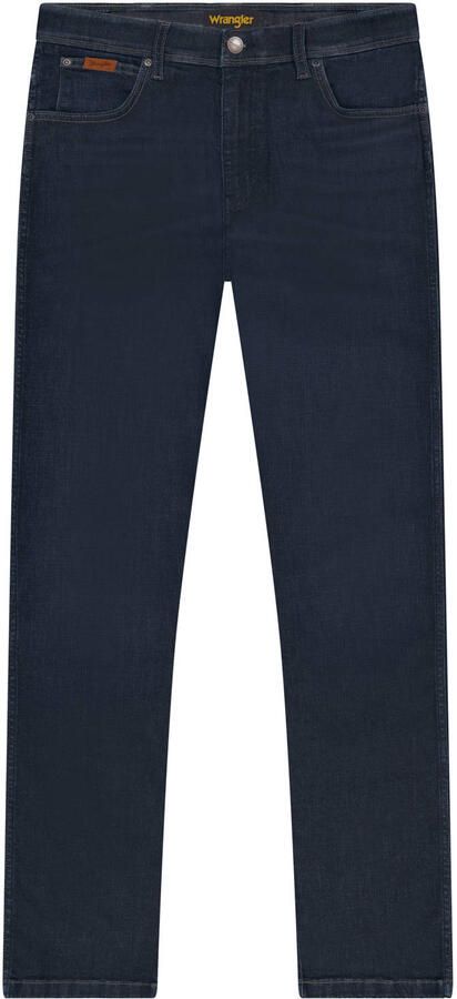 Wrangler TEXAS straight leg jeans donkerblauw