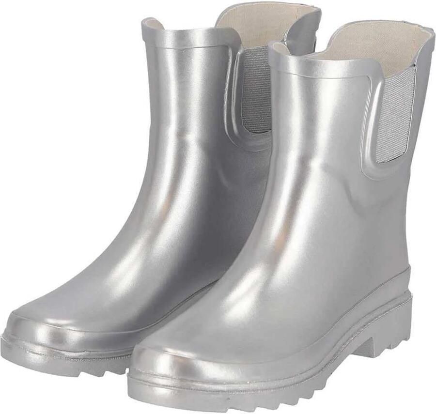 XQ Chelsea regenlaarzen Metallic