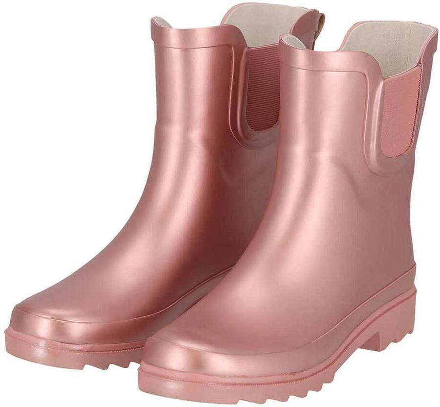 XQ Chelsea regenlaarzen Metallic