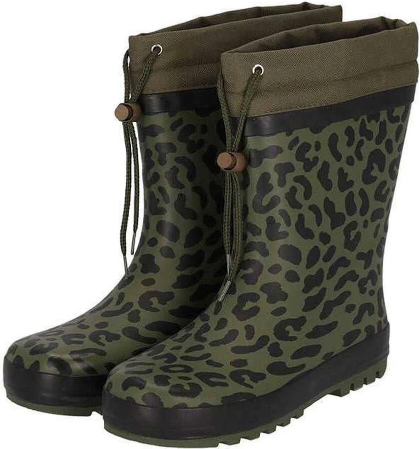 XQ Regenlaarzen Dames Panterprint