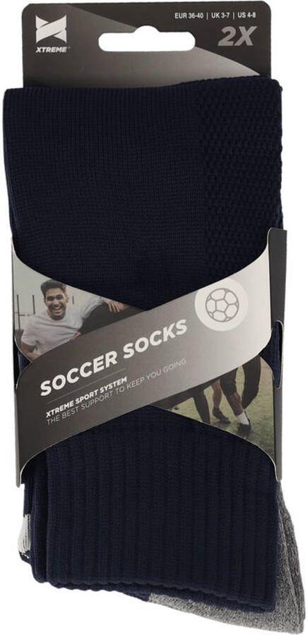 Xtreme Voetbalsokken t m 48 2-Paar - Foto 3