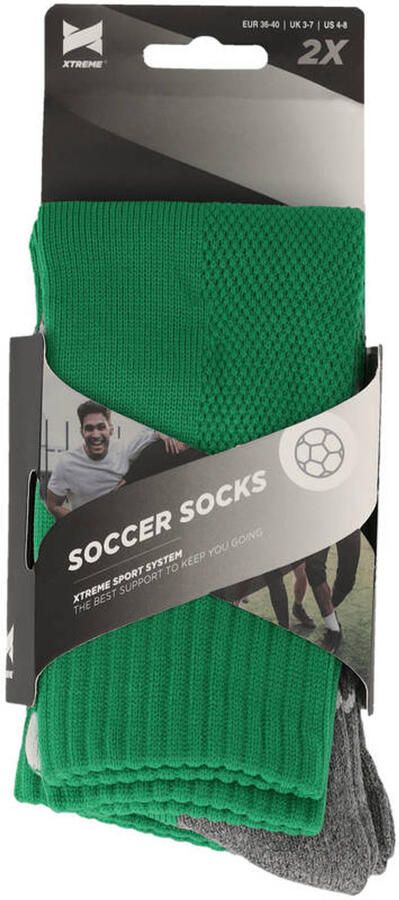 Xtreme Voetbalsokken t m 48 2-Paar - Foto 3