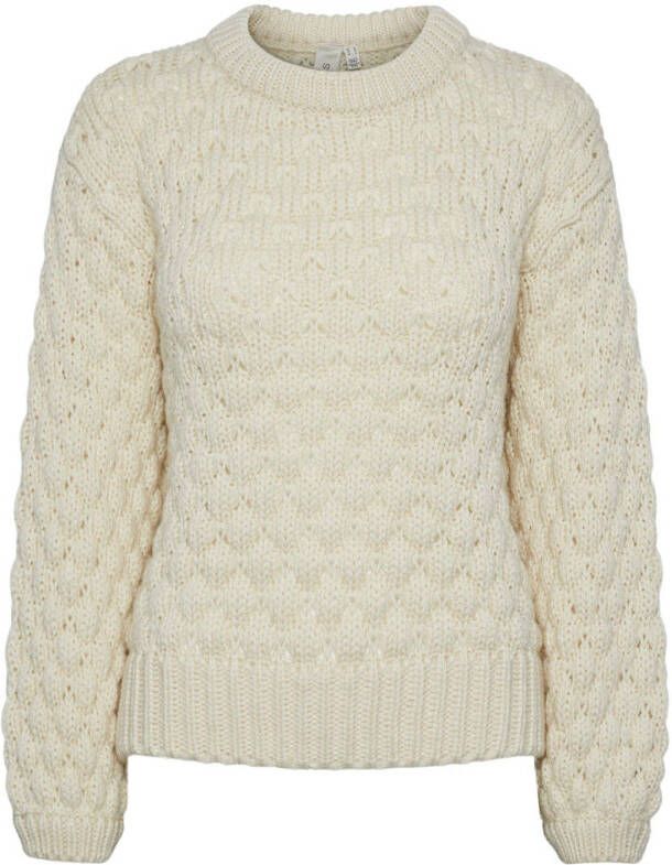Y.A.S. Dames Truien & Vesten Yasbubba Ls Knit Pullover S. Beige