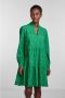 Y.A.S semi-transparante trapeze jurk YASHOLI met biologisch katoen groen - Thumbnail 1