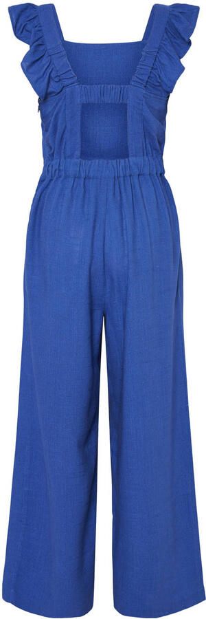 YAS Loose fit jumpsuit van een mix van viscose en linnen model 'ISMA' - Foto 2