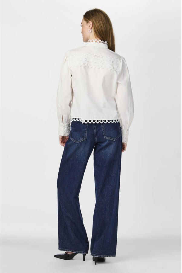 Y.A.S. Dames Blouses Yasjane Ls Shirt S. Wit - Foto 3