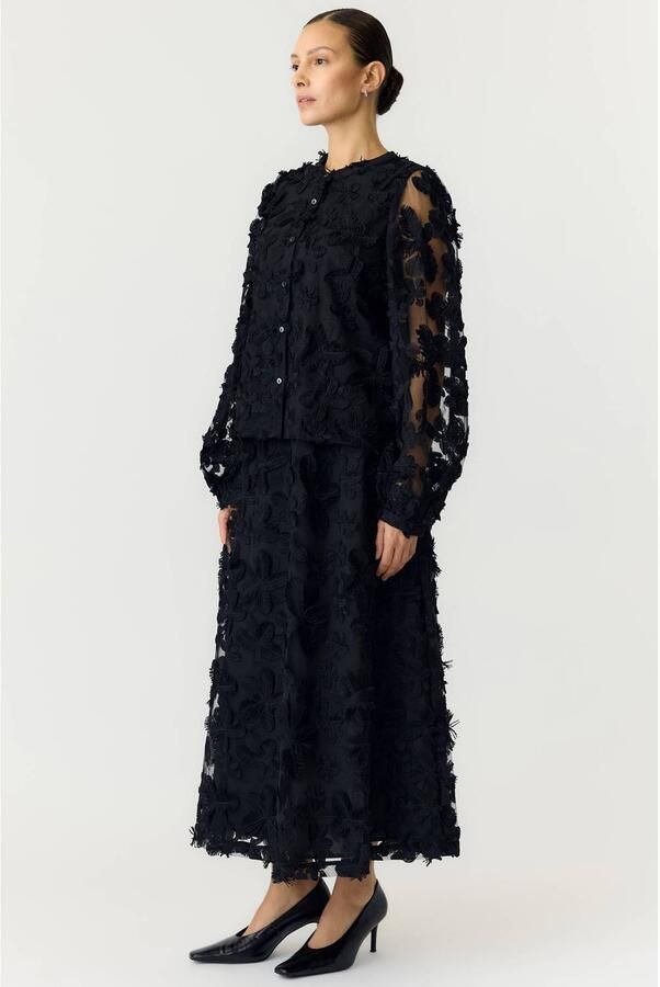 YAS Regular fit blouse met stitchings model 'KARLY' - Foto 3