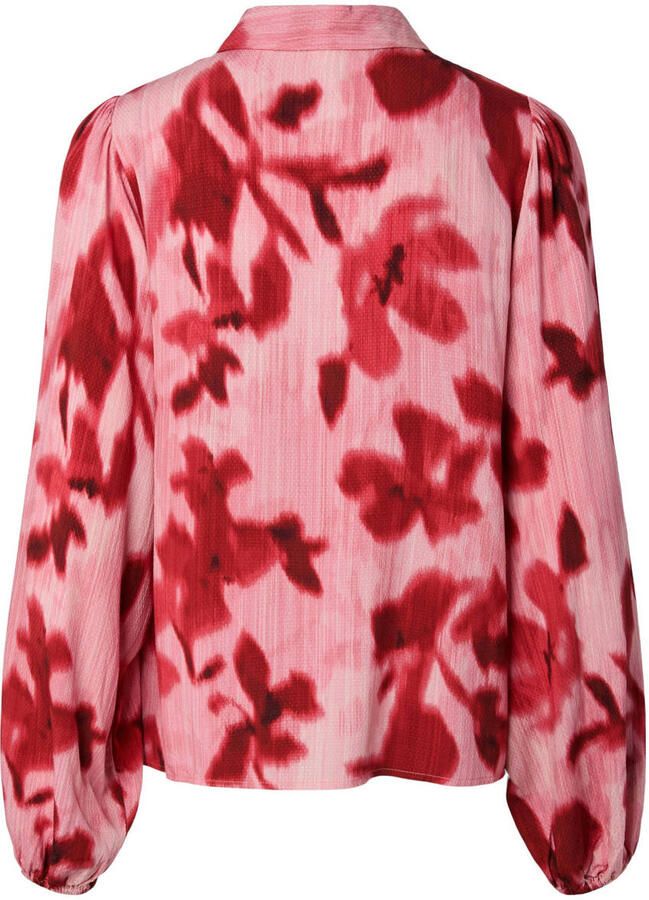 YAS regular fit overhemdblouse van zuivere viscose model 'Asina' - Foto 2