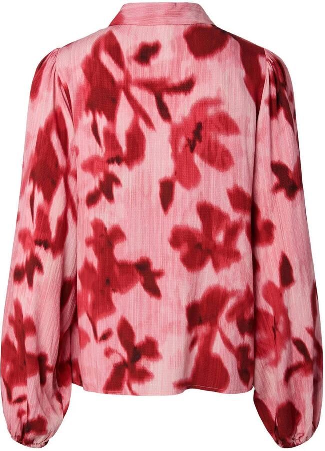 YAS regular fit overhemdblouse van zuivere viscose model 'Asina' - Foto 2
