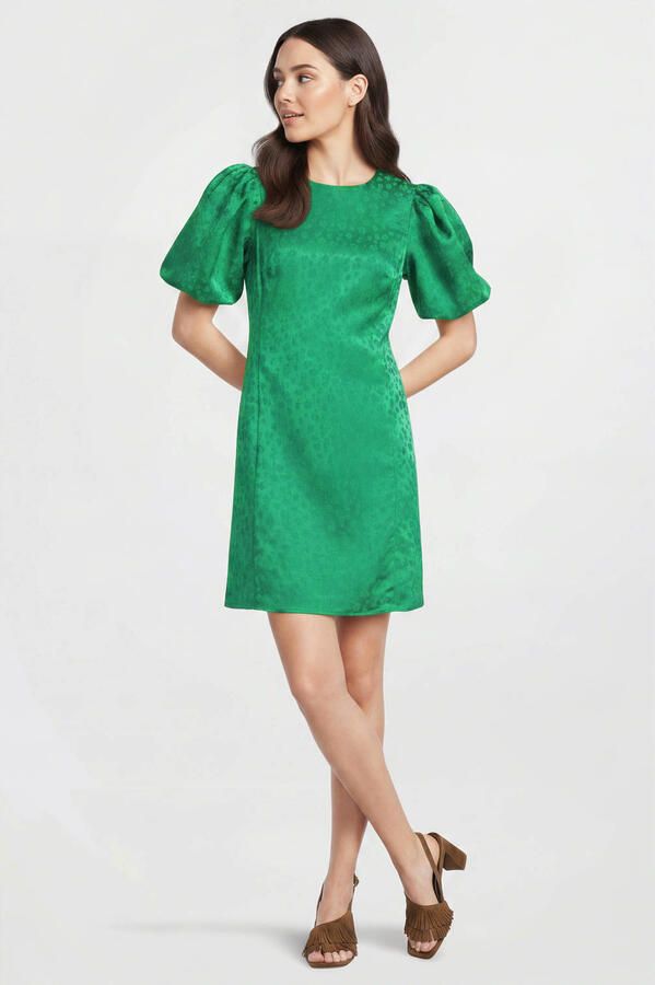 Y.A.S. YAS Dames Jurken Yassanne Ss Dress Groen - Foto 6