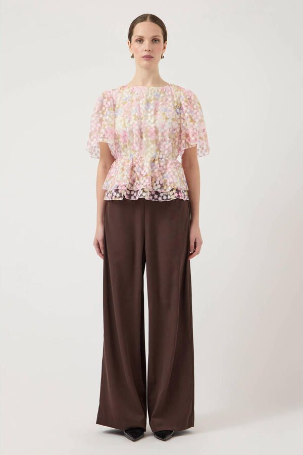 Y.A.S. YAS Dames Tops & T-shirts Yasleanna Ss Top New S. Roze - Foto 7
