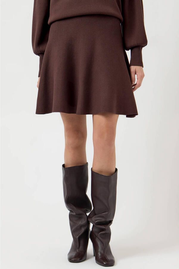 Y.A.S. YAS Dames Rokken Yasfonny Hw Knit Skirt S. Bruin - Foto 5