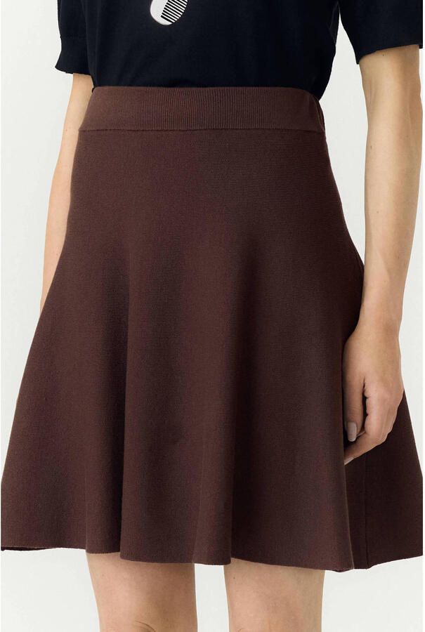 Y.A.S. YAS Dames Rokken Yasfonny Hw Knit Skirt S. Bruin - Foto 6