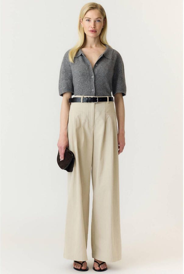 Y.A.S. YAS Dames Truien & Vesten Yasfrilo Ss Knit Cardigan Grijs - Foto 6