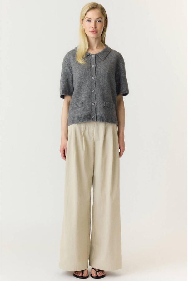Y.A.S. YAS Dames Truien & Vesten Yasfrilo Ss Knit Cardigan Grijs - Foto 7