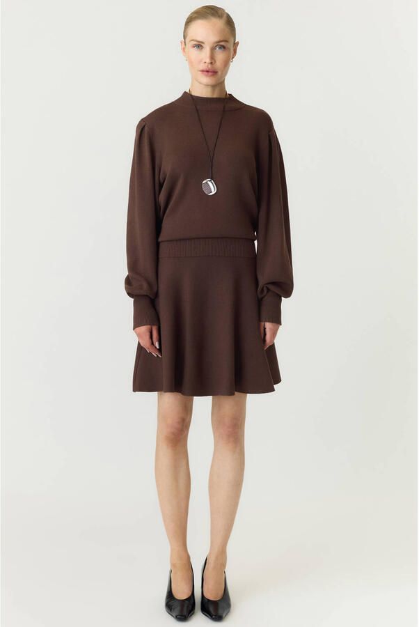 Y.A.S. YAS Dames Truien & Vesten Yasfonny Ls Knit Pullover Bruin - Foto 7